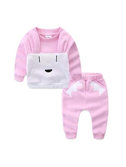 Mud Kingdom Cute Unisex Kids Outfits Pattern Jogging Set