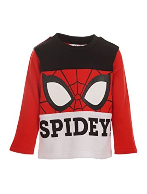 Marvel Spider-Man Pullover Sweatshirt and Jogger Pants Set Toddler to Big Kid