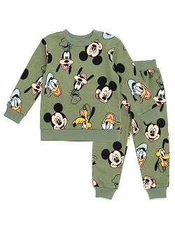 Mickey Mouse Pullover Sweatshirt and Jogger Pants Set Infant to Big Kid