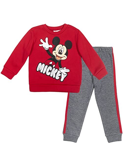 Disney Mickey Mouse Pullover Sweatshirt and Jogger Pants Set Infant to Big Kid