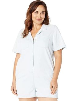 Denim Relaxed Coverall Romper