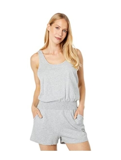 bobi Los Angeles Supreme Jersey Keyhole Smocked Waist Romper