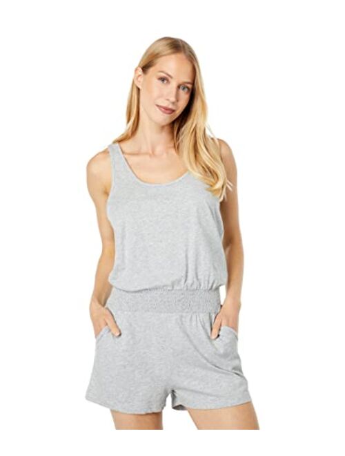 bobi Los Angeles Supreme Jersey Keyhole Smocked Waist Romper