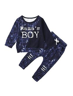 Kimi Bear Toddler Baby Boy Clothes Little Boy Clothing Short Sleeve Mama Boy Baby Clothes Cotton Summer Outfits Set