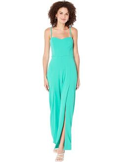 Bebe Scuba Crepe Jumpsuit