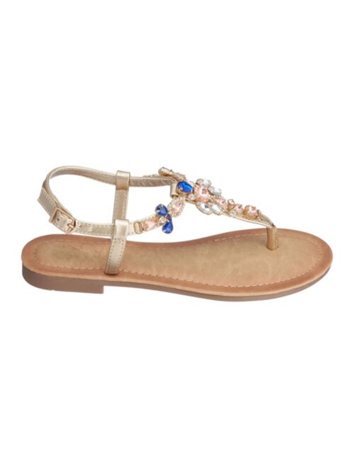 GC SHOES Women's Josie T-Strap Flat Sandals