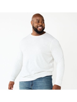 Big & Tall Sonoma Goods For Life Super Soft Double Knit Crewneck Tee