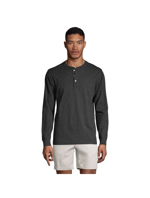 Big & Tall Lands' End Super-T Classic-Fit Henley