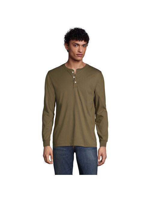 Big & Tall Lands' End Super-T Classic-Fit Henley