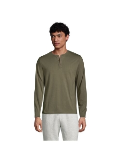 Big & Tall Lands' End Classic-Fit Supima Jersey Henley