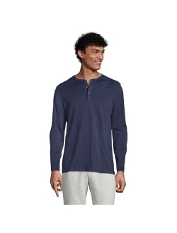 Big & Tall Lands' End Classic-Fit Supima Jersey Henley