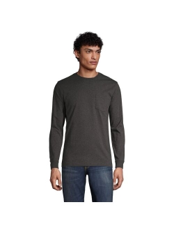 Big & Tall Lands' End Super-T Pocket Tee