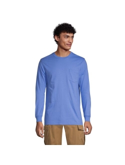 Big & Tall Lands' End Super-T Pocket Tee