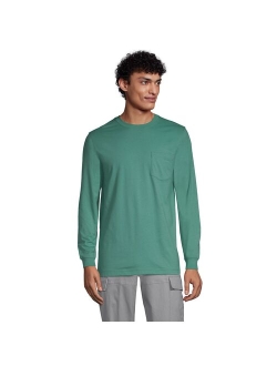 Big & Tall Lands' End Super-T Pocket Tee