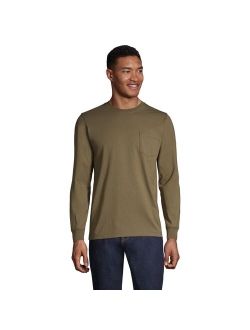 Big & Tall Lands' End Super-T Pocket Tee