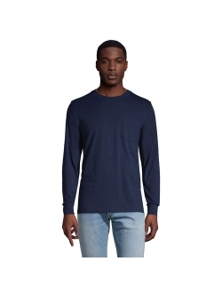 Big & Tall Lands' End Super-T Pocket Tee