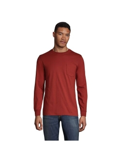 Big & Tall Lands' End Super-T Pocket Tee