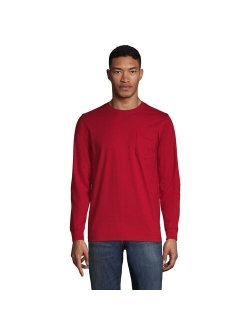 Big & Tall Lands' End Super-T Pocket Tee