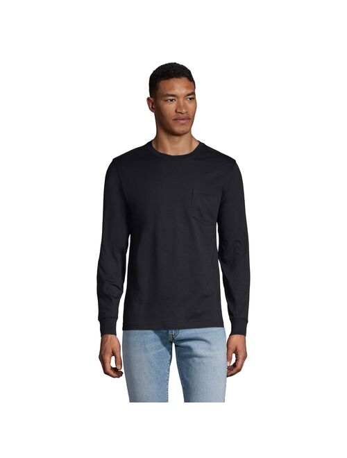 Big & Tall Lands' End Super-T Pocket Tee