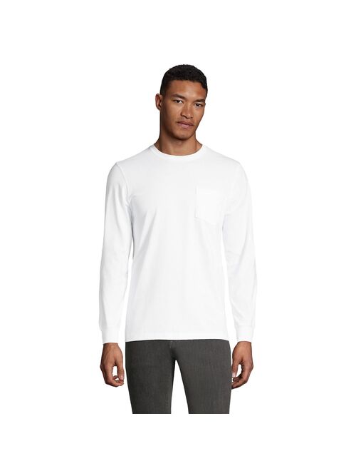 Big & Tall Lands' End Super-T Pocket Tee