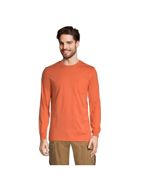 Big & Tall Lands' End Super-T Pocket Tee