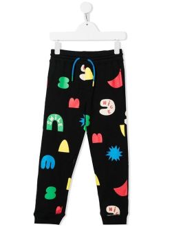 Kids abstract-print track-pants