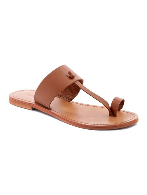 Rag & Co Leona Women's Leather Thong Sandals