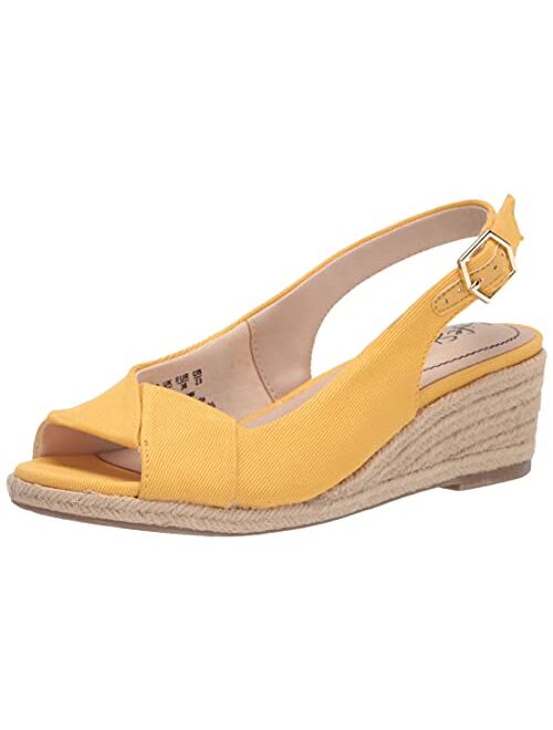 LifeStride Women's Socialite Espadrille Wedge Sandal