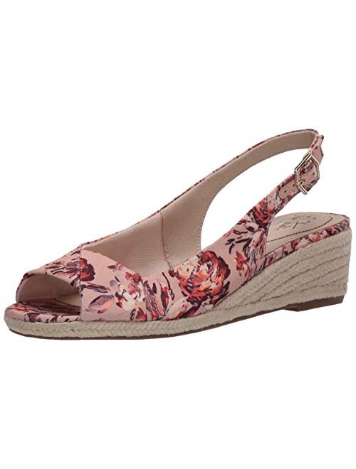 LifeStride Women's Socialite Espadrille Wedge Sandal