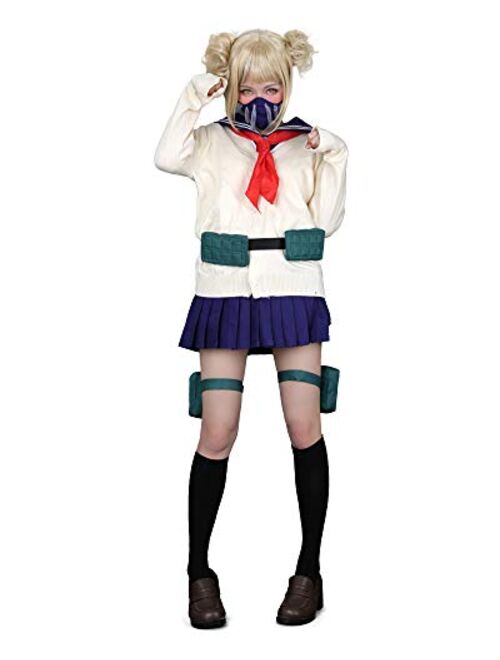 Miccostumes Women's Deluxe Full Set Anime JK School Uniform Cosplay Costume Outfit