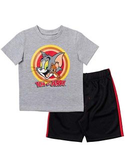 Tom & Jerry Warner Bros. Tom and Jerry Short Sleeve T-Shirt & Shorts Set