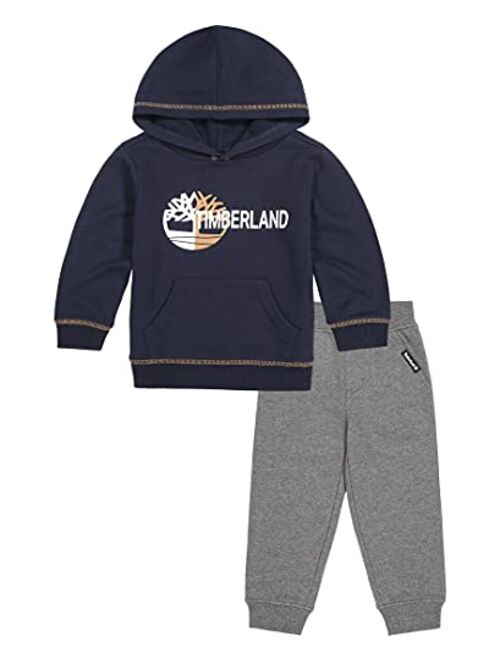 Timberland Boys' 2 Pieces Hooded Pullover Pants Set