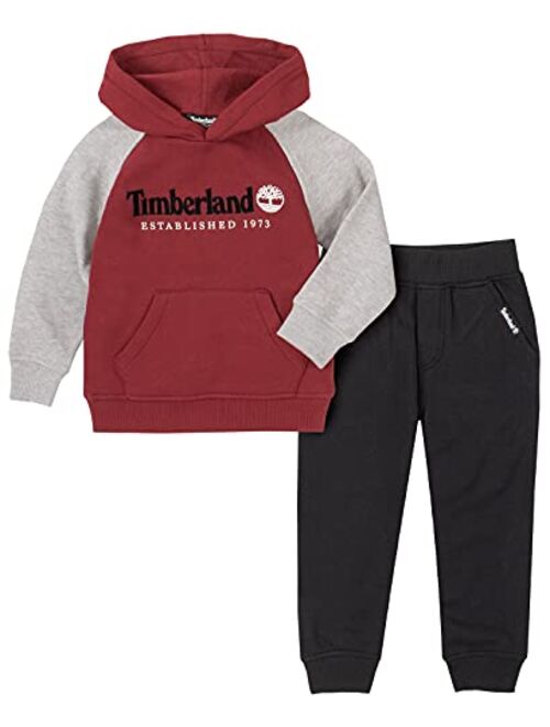 Timberland Boys' 2 Pieces Hooded Pullover Pants Set