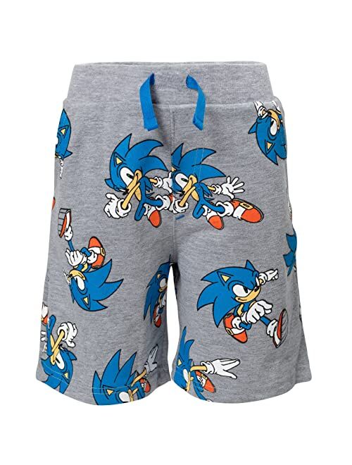 SEGA Sonic the Hedgehog Boys Graphic T-Shirt and French Terry Shorts Set