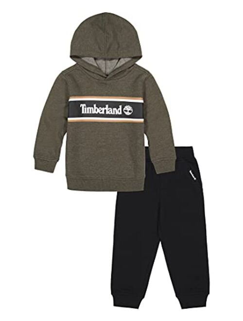 Timberland Boys' 2 Pieces Hooded Pullover Pants Set