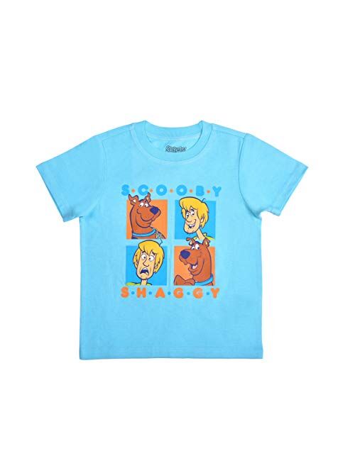 Warner Bros Scooby and Shaggy 2 Piece Jogger Set for Boys, Short Sleeve Shirt and Sports Pants