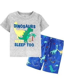 Julerwoo Toddler Boys Shorts Outfit Sets Tshirt & Pant Summer Clothes