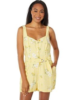 BCBGeneration Belted Romper V1VX3D17