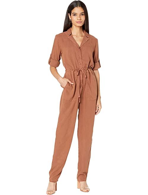 bella dahl Roll Tab Sleeve Jumpsuit