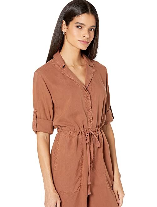 bella dahl Roll Tab Sleeve Jumpsuit