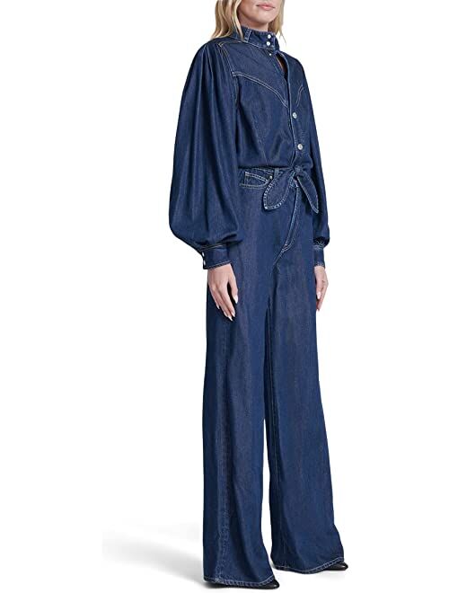 7 For All Mankind Eco Lustre Ultra High-Rise Jo Jumpsuit