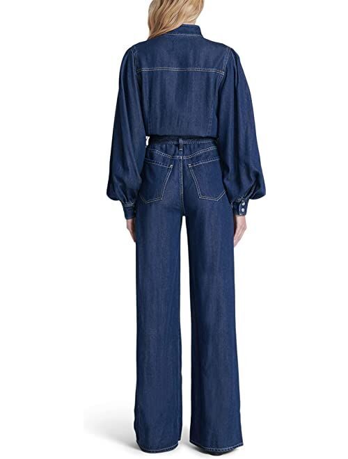 7 For All Mankind Eco Lustre Ultra High-Rise Jo Jumpsuit