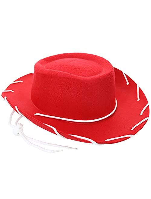 GIFTEXPRESS Felt Cowboy Hat, Western Cowgirl Hat Rodeo Style Costume - CHILD SIZE