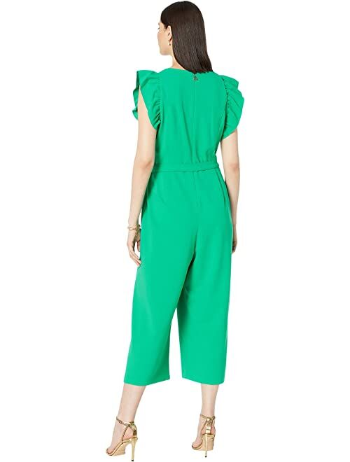 Tommy Hilfiger Scuba Crepe V-Neck Jumpsuit