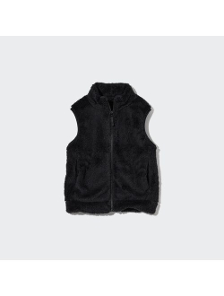 Fluffy Yarn Fleece Vest