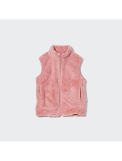 Fluffy Yarn Fleece Vest