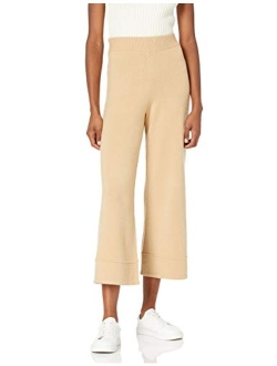 Women's Bernadette Pull-On Loose-Fit Cropped Sweater Pant