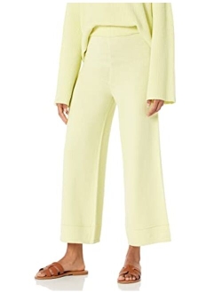 Women's Bernadette Pull-On Loose-Fit Cropped Sweater Pant