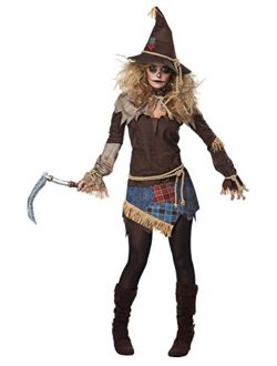 Creepy Scarecrow Womens Costume