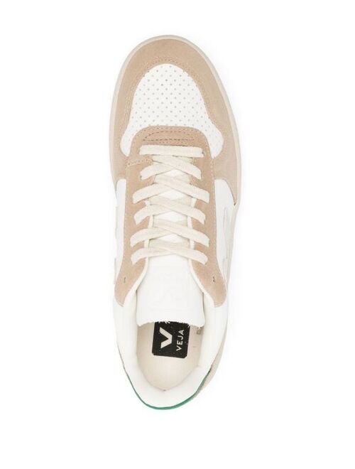 VEJA V-10 panelled lace-up sneakers